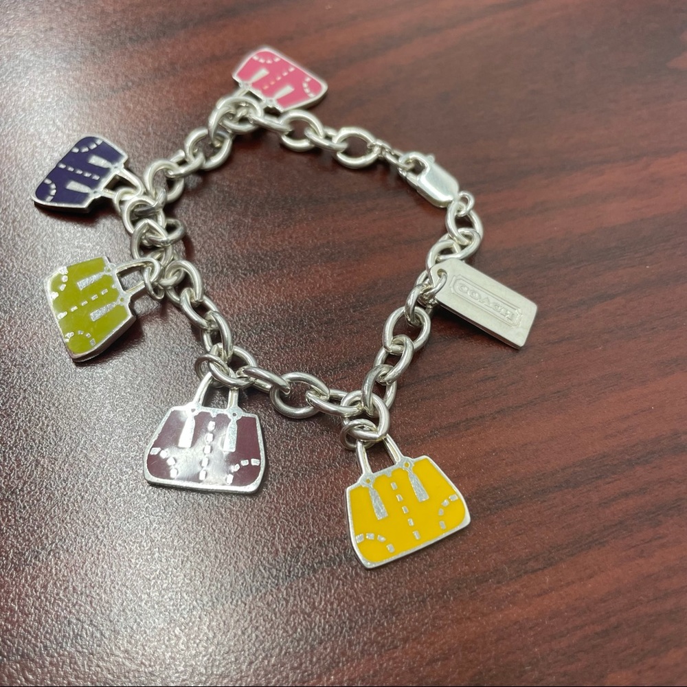 Coach purse charm bracelet - Picture 2 of 4